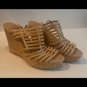 Franco Sarto Cork Wedge Sandals